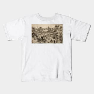 The Fair of Saint George's Day by Pieter Bruegel the Elder Kids T-Shirt